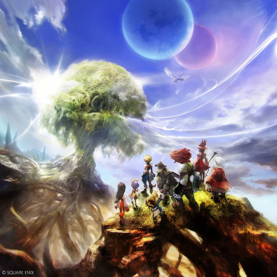Final Fantasy IX world artwork
